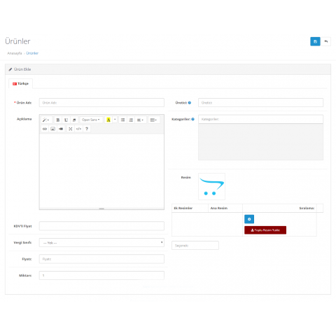 Quick Product Addition Module