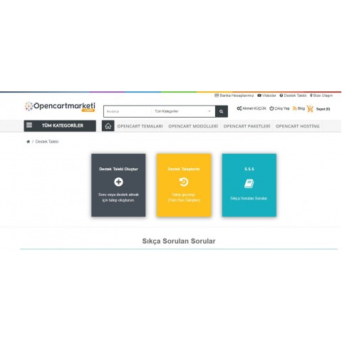 Customer Support Request (Support Ticket) Module