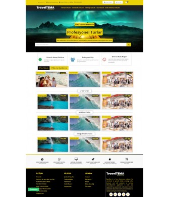 E-Commerce Market 3.x Travel Tour Theme Full Package