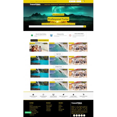 E-Commerce Market 3.x Travel Tour ThemeE-Commerce Market 3.x Travel Tour Theme Full Package